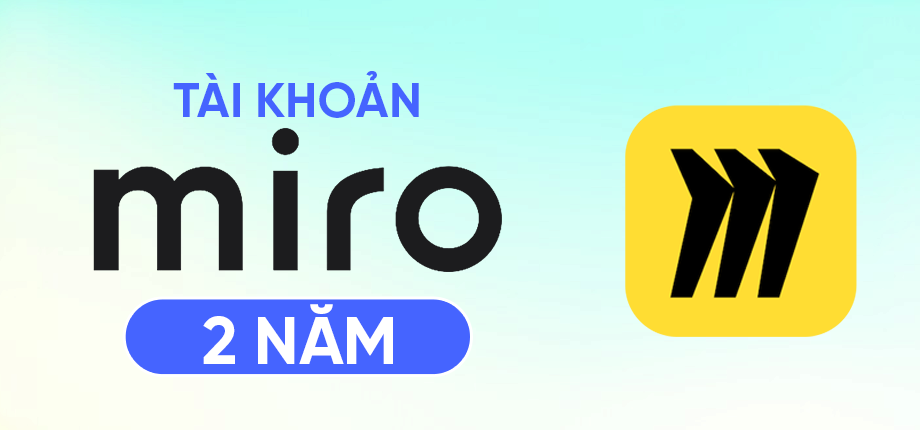 Miro - Tài khoản 2 năm