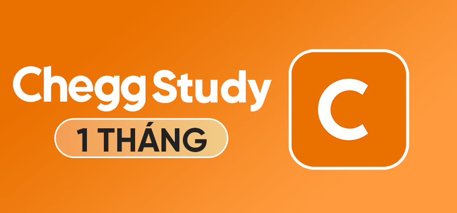 Chegg Study 1 tháng - Tài khoản