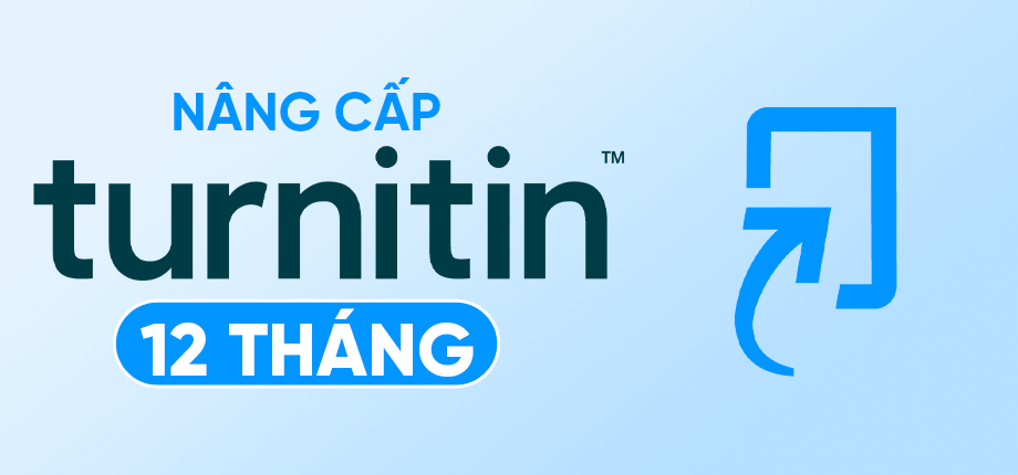 Turnitin 12 Tháng - Nâng cấp chính chủ