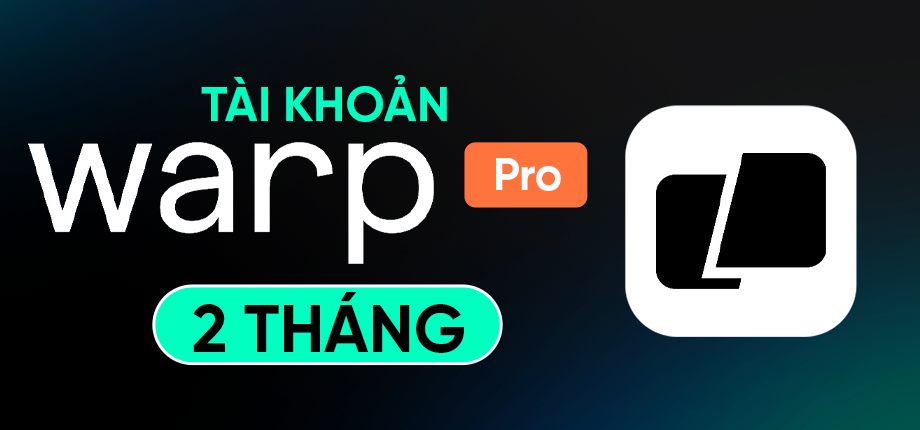 Warp.dev Pro 2 tháng - Tài khoản