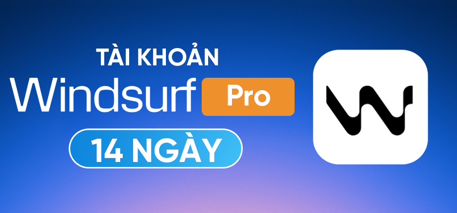 Windsurf Pro 14 Ngày - Tài khoản