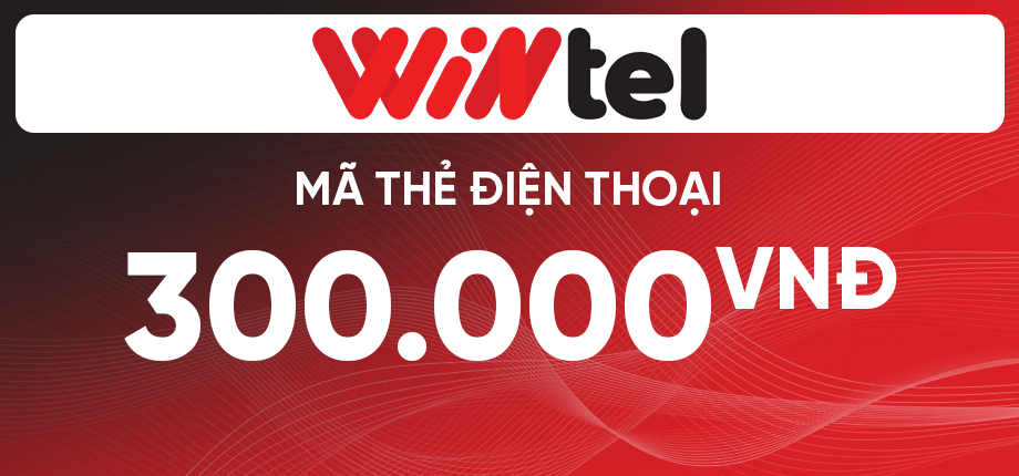 Mã thẻ điện thoại Reddi (Wintel) 300.000 VNĐ