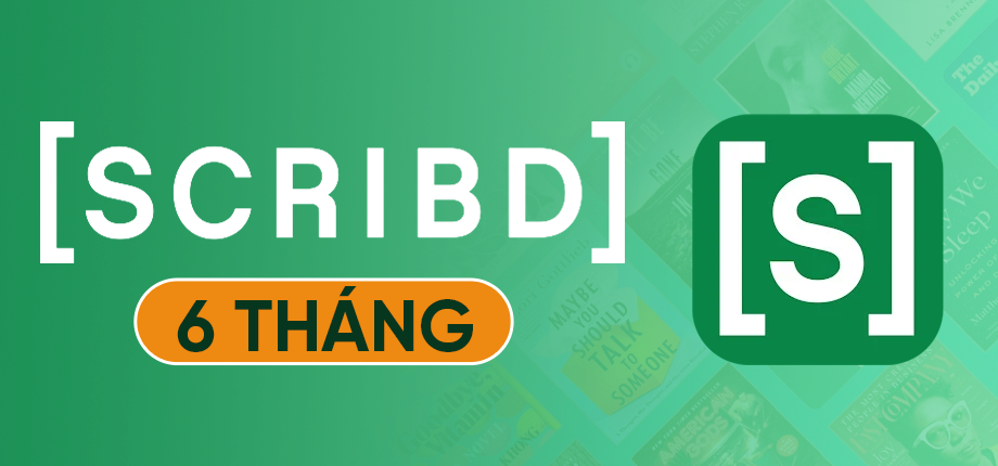 Tài khoản Scribd 6 tháng