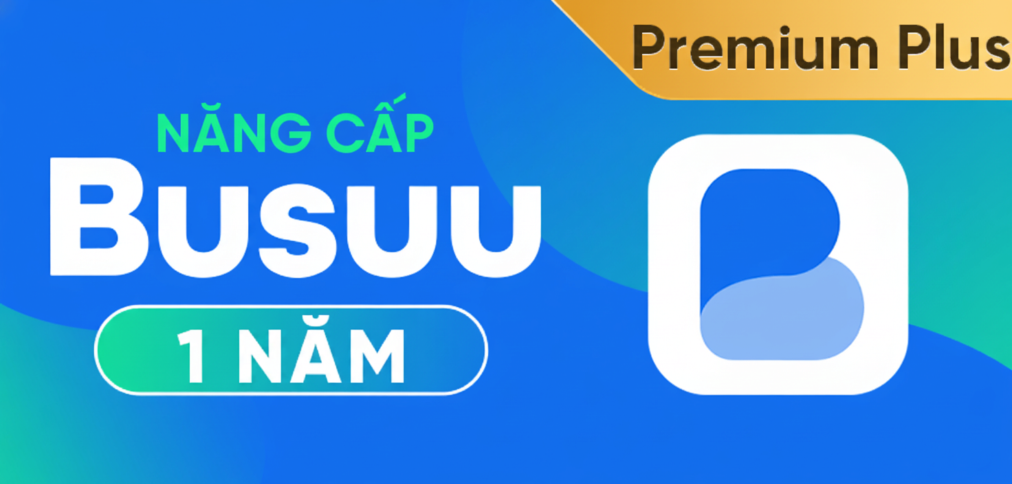 Busuu Premium Plus 1 năm - Nâng cấp chính chủ
