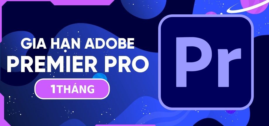 Code gia hạn Adobe Premiere Pro - 1 tháng