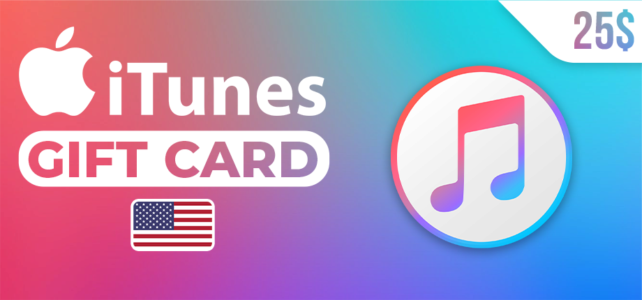 iTunes Gift Card US - 25 USD