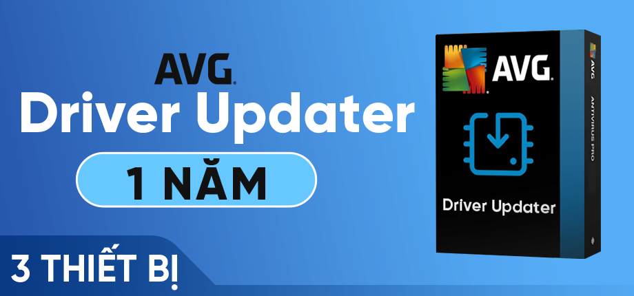 Code kích hoạt AVG Driver Updater (1 năm - 3 PC)