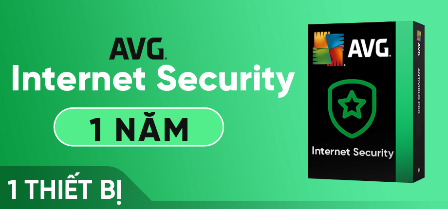Code kích hoạt AVG Internet Security (1 năm - 1 thiết bị)