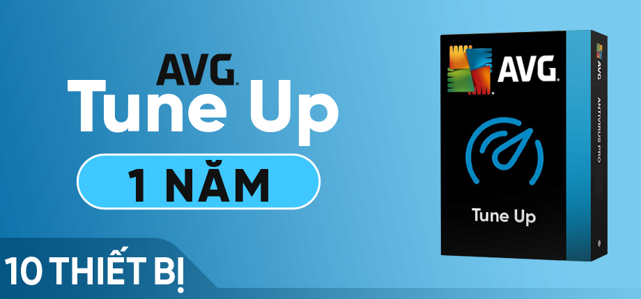 Code kích hoạt AVG TuneUp Premium (1 năm - 10 thiết bị)