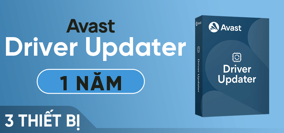 Code kích hoạt Avast Driver Updater (1 năm - 3 PC)