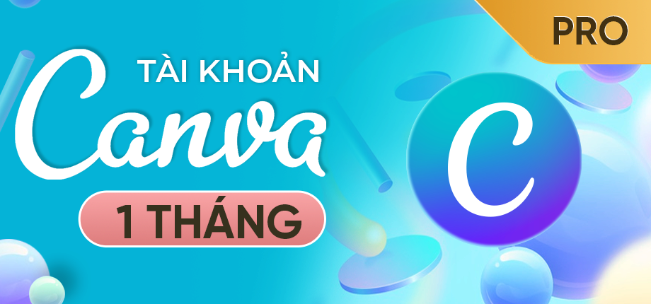 Canva Pro 1 tháng - Tài khoản