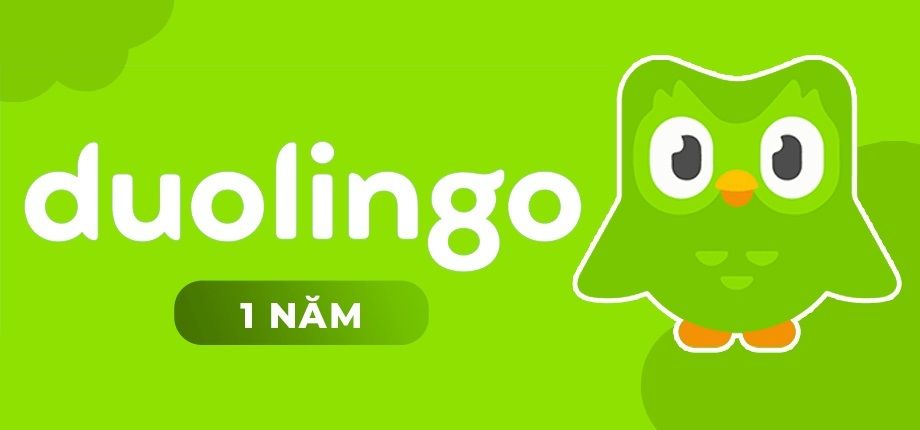 Tài khoản học ngoại ngữ Duolingo 1 năm