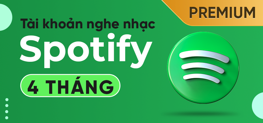 Spotify Premium 4 tháng - Tài khoản