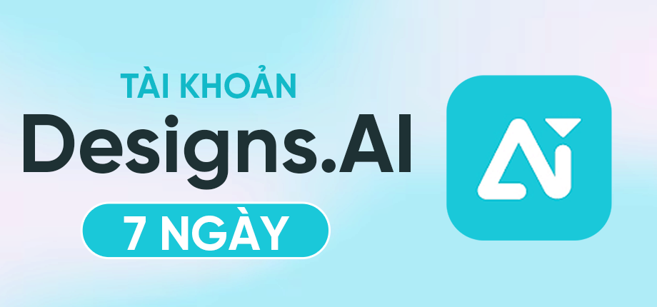 Designs.AI Basic 7 ngày - Tài khoản