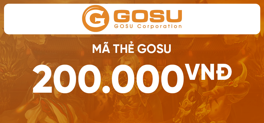 Mã thẻ GOSU 200.000 VNĐ