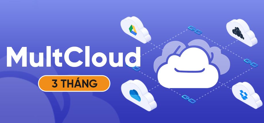 Tài khoản MultCloud (3 tháng)
