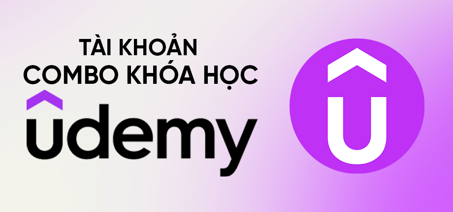 Combo khóa học Udemy - Tài khoản